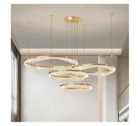 QWAXTRIW Sala de Estar Villa Lámpara Decorativa Comedor Lámpara Colgante LED Moderna Lámparas Colgantes (Tricolor, B 30 40 60 80)