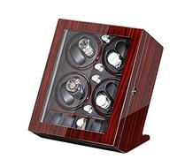 QWAXTRIW Winder Watch Watcher Board Watch Winders 8 + 5 rejillas PU Cuero Watch Cartel de almacenamiento caja joyas con motor silencioso, adaptador AC incluido (a) Watch Winner