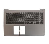 QWCOZSY para DELL para Inspiron 15 5565 5567 Latino/Ruso/EE. UU./Reino Unido/Latino/alemán Teclado portátil Cubierta Superior con reposamanos(US Keyboard)