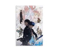 QWCWZPPZ Blue ExorcistClassic - Póster decorativo de la serie de anime popular para pared, pintura decorativa para dormitorio, 20 x 30 cm, estilo sin marco