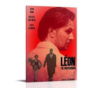 QWCWZPPZ Léon The Professional Classic Movies and TV Series - Lienzo decorativo para pared, pintura para dormitorio, 30 x 45 cm, estilo marco
