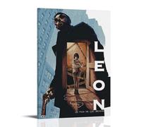 QWCWZPPZ Léon The Professional Classic Movies and TV Series - Lienzo decorativo para pared, pintura para dormitorio, 50 x 75 cm, estilo marco