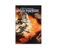 QWCWZPPZ Póster de la serie de anime popular de The Legend of Vox MachinaClassic para pared, pintura decorativa para dormitorio, 20 x 30 cm, estilo sin marco