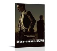 QWCWZPPZ Póster de lienzo de películas y series de televisión clásicas Under The Banner of Heaven, arte decorativo para pared, pintura para dormitorio, 60 x 90 cm, estilo marco