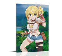 QWCWZPPZ Póster de lienzo de Reborn As A Vending Machine, I Now Wander The DungeonClassic - Póster decorativo de la serie de anime, pintura decorativa para dormitorio, 40 x 60 cm, estilo marco