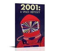 QWCWZPPZ Póster decorativo de 2001 de una odisea del espacio de películas y series de televisión, arte decorativo para pared, póster de pintura para dormitorio, 50 x 75 cm, estilo marco
