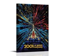 QWCWZPPZ Póster decorativo de 2001 de una odisea del espacio de películas y series de televisión clásicas, arte decorativo para pared, póster de pintura para dormitorio, 20 x 30 cm, estilo marco