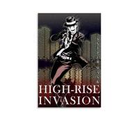 QWCWZPPZ Póster decorativo de la serie de anime de High Rise InvasionClassic Popular Anime para pared, pintura decorativa para dormitorio, 40 x 60 cm, estilo sin marco