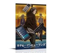 QWCWZPPZ Póster decorativo de la serie de anime de Hotel InhumansClassic para pared, pintura decorativa para dormitorio, 20 x 30 cm, estilo marco