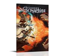 QWCWZPPZ Póster decorativo de la serie de anime de The Legend of Vox MachinaClassic - Póster decorativo para pared, 20 x 30 cm, estilo marco