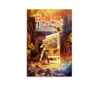 QWCWZPPZ Póster decorativo de la serie de anime Reborn As A Vending Machine, I Now Wander The DungeonClassic - Póster decorativo para pared, pintura para dormitorio, 60 x 90 cm, estilo sin marco