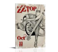 QWCWZPPZ ZZ Top Singer - Póster decorativo para álbum de música, póster decorativo para pared, 20 x 30 cm, estilo marco