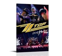 QWCWZPPZ ZZ Top Singer - Póster decorativo para álbum de música, póster decorativo para pared, 30 x 45 cm, estilo marco