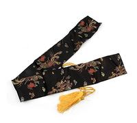 QWdfgS Bolsa para Espadas de Artes Marciales, Estuche De Transporte Tai Chi, Bolsa Almacenamiento Espada Samurai Katana Japonesa Seda 53 Pulgadas con Borla Dorada,U(F)
