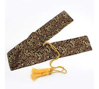 QWdfgS Bolsa para Espadas de Artes Marciales, Estuche De Transporte Tai Chi, Bolsa Almacenamiento Espada Samurai Katana Japonesa Seda 53 Pulgadas con Borla Dorada,U(B)