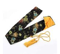 QWdfgS Bolsa para Espadas de Artes Marciales, Estuche De Transporte Tai Chi, Bolsa Almacenamiento Espada Samurai Katana Japonesa Seda 53 Pulgadas con Borla Dorada,U(M)