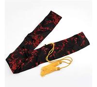 QWdfgS Bolsa para Espadas de Artes Marciales, Estuche De Transporte Tai Chi, Bolsa Almacenamiento Espada Samurai Katana Japonesa Seda 53 Pulgadas con Borla Dorada,U(G)