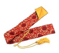 QWdfgS Bolsa para Espadas de Artes Marciales, Estuche De Transporte Tai Chi, Bolsa Almacenamiento Espada Samurai Katana Japonesa Seda 53 Pulgadas con Borla Dorada,U(D)