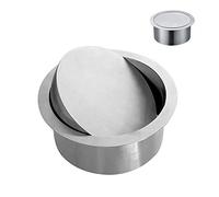 QWdfgS cubo con tapa, Papelera con tapa antihuellas y sistema de balanceo Swilid - Varios tamaños/Tapa/240 mm(Lid,240Mm)