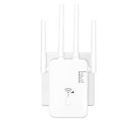 Qwdqwd 2025 - Extensor WiFi, amplificador WiFi, repetidor WiFi, 4 antenas, extensor de rango WiFi, amplificador de Internet, con puerto Ethernet, configuración rápida, amplificador de señal