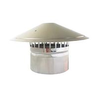 QWEASDF (75 mm - 200 mm) Cubierta Chimenea, Capucha Lluvia, chimeneas Acero Inoxidable para chimeneas, Top Chimenea, Accesorio Chimenea, Capucha Chimenea, Sombrero Chimenea, Cubierta Chimenea,200mm