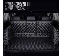 QWEDFSD Coche Cuero Alfombrillas Maletero para Mazda 2 2007-2014,Cubierta Esterilla de Protección Tronco Antideslizante Cobertura Completa Funda,A/Black