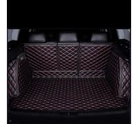 QWEDFSD Coche Cuero Alfombrillas Maletero para Nissan X-Trial 7seats 2017-2025,Cubierta Esterilla de Protección Tronco Antideslizante Cobertura Completa Funda, D/Black Red
