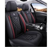 QWEDFSD Fundas Asientos Coche para VW Crafter 2018-2024 2025,Coche Cubreasientos Cómodo Transpirable Juego de Fundas para Asientos de Delanteros y Traseros,C/RedBlack