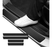 QWEERASS Fibra de Carbono Protector Umbral Puerta Coche,para VW ID. Buzz ID.3 ID.4 ID.5 Antiarañazos Protectores AlféIzar Puerta Coche Bordes Puertas Autom