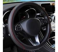QWEERASS Fundas para Volante de Coche, para Opel Corsa D 2006-2014 Cubierta Volante Coche Antideslizante Duradera Transpirable 37-38cm/15,A