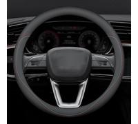 QWEERASS Fundas para Volante de Coche, para Toyota Hilux Double Cab VIII 2015-2024 / Hilux Extra Cab VIII 2017-2024 Cubierta Volante Coche Antideslizante Duradera Transpirable 37-38cm/15,A-O