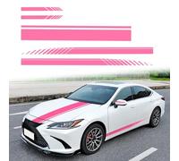 QWEERASS Pegatinas Coche Bandas,para Alfa Romeo Junior 2024- Calcomanía Modificado Calcomanía Decoración Protector de Puertas Tiras Adhesivas,C