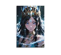 QWEJNVCZ Póster artístico de animé Water Queen Art Poster pintura decorativa lienzo pared carteles e impresión artística moderna familia dormitorio decoración pósteres 20 x 30 cm