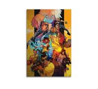 QWEJNVCZ Póster de juego Iron Fist of Rage, póster decorativo de lienzo para pared e impresión artística moderna para decoración de dormitorio familiar, 40 x 60 cm