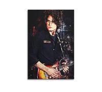 QWEJNVCZ Póster decorativo de John Mayer Singer para pared, lienzo de pintura e imagen artística moderna para decoración de dormitorio familiar, 12 x 18 pulgadas (30 x 45 cm)