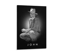 QWEJNVCZ Póster decorativo de John Wayne Actor 1, lienzo decorativo para pared e impresión artística moderna para dormitorio familiar, pósteres de 20 x 30 pulgadas (50 x 75 cm)