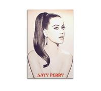 QWEJNVCZ Póster decorativo de Katy Perry Singer para pared, lienzo e impresión artística moderna para decoración de dormitorio familiar, 20 x 30 cm