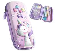 QWEPU Estuche de Lápices Unicornio, Estuche para Unicorni Niña,Estuche Unicornio niña de Gran Capacidad,úTiles Escolares para NiñAs, Regalos de Regreso A La Escuela (con Cremallera)