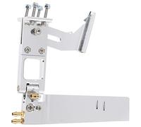 Qwertfeet 1 unidad de absorción de aluminio timones de succión cola 4 mm soporte eje para piezas de barcos RC Jet