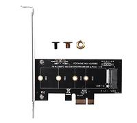 Qwertfeet Añadir en Tarjetas Adaptador PCIE Un M2 PCI 3.0 de X1 Un NVME SSD M2 Soporte Adaptador PCIE Raiser 2230 2242 2260 2280 SSD M.2