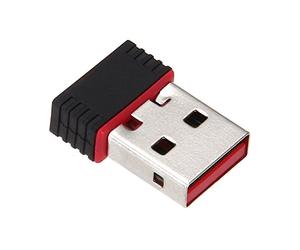 Qwertfeet Mini adaptador inalámbrico LAN 802.11/b Tarjeta de red inalámbrica 150Mbps