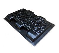 Qwertfeet Molde para hormigón en la piedra irregular para el molde de hormigón camino de jardín molde para pilares en piedra valla decorativa