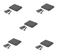 Qwertfeet Placa de Refuerzo para Guitarra Eléctrica Negra Placa de Refuerzo para Guitarra Eléctrica Placa de Conexión