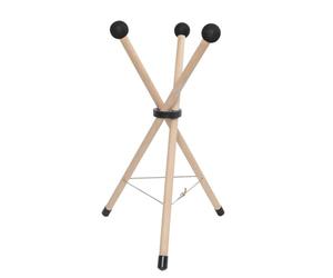 Qwertfeet Soporte de Madera Maciza, Soporte para Instrumentos Musicales, Soporte de Tambor Portátil Plegable Universal