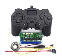 Qwertfeet Transmisor 2,4 G 16 canales + panel de control tarjeta receptor receptor 12 V controlador DIY para RC/Nave/Excavadora