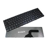 QWERTZ - Teclado para portátil compatible con Asus X52 X53 X53S X53SJ X53T X53U X54 X54C X54H X55 X73E X73K X73S X73T A52 A52B A52D A52F A52J A52N B53 FG 55 F75 F75A F75V N52 N73 P53E P53SJ
