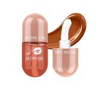 Qwesure Xixi Plumping Lápiz labial hidratante de larga duración Miel de labios Cambio de color Fácil de aplicar Impermeable Hidratante de labios tridimensional #03