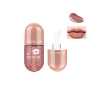 Qwesure Xixi Plumping Larga Duración Hidratante Miel Labial Cambio de Color Fácil de Aplicar Impermeable Hidratante Brillo de labios tridimensional #01