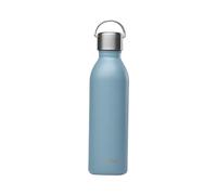 Qwetch - Botella Agua Acero Inoxidable 600ml Azul acero Active | Botella Térmica Reutilizable con Asa - 24h Frío / 12h Calor - Botella Isotérmica Compacta sin BPA y Hermética
