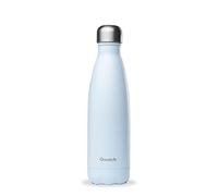 Qwetch - Botella Isotérmica Originals 500ml Acero Inoxidable Azul Pastel - 24h Frío / 12h Caliente - Hermética, Sin BPA y Reutilizable - Para deporte, oficina, senderismo y viajes